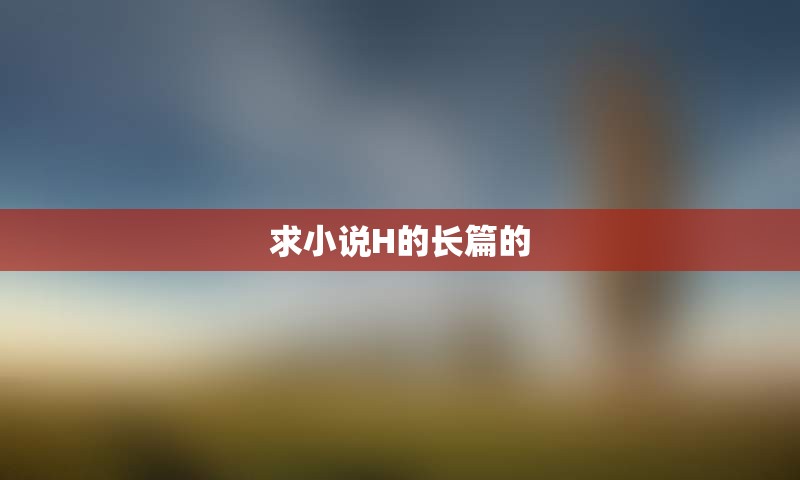 求小说H的长篇的